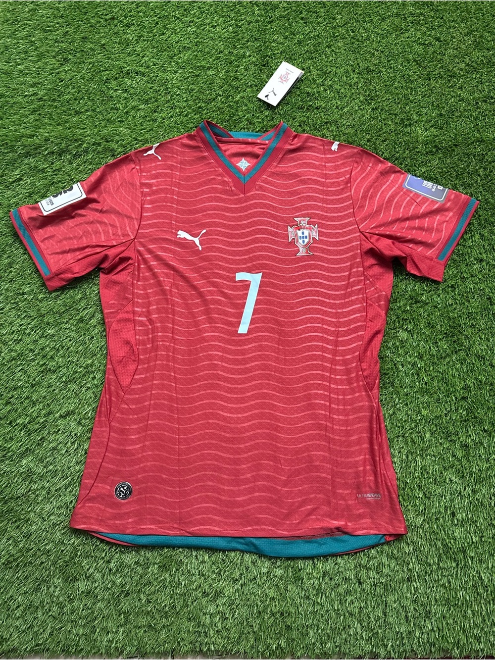 Puma Portugal Home World Cup Jersey Ronaldo #7 Size 2XL